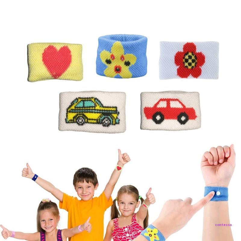 CON สายรัดข้อมือเด็ก Motion Sickness Relief Band Nausea Band Motion Sickness สายรัดข้อมือ