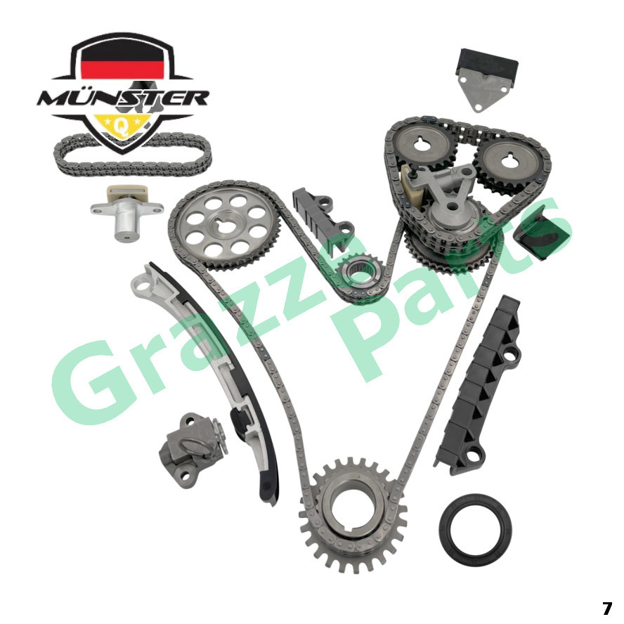 (19 ชิ้น) Münster Timing Chain Kit ชุด 12761-85FA0 สําหรับ Suzuki Grand Vitara V6 XL-7 XL7 TX92V TY9