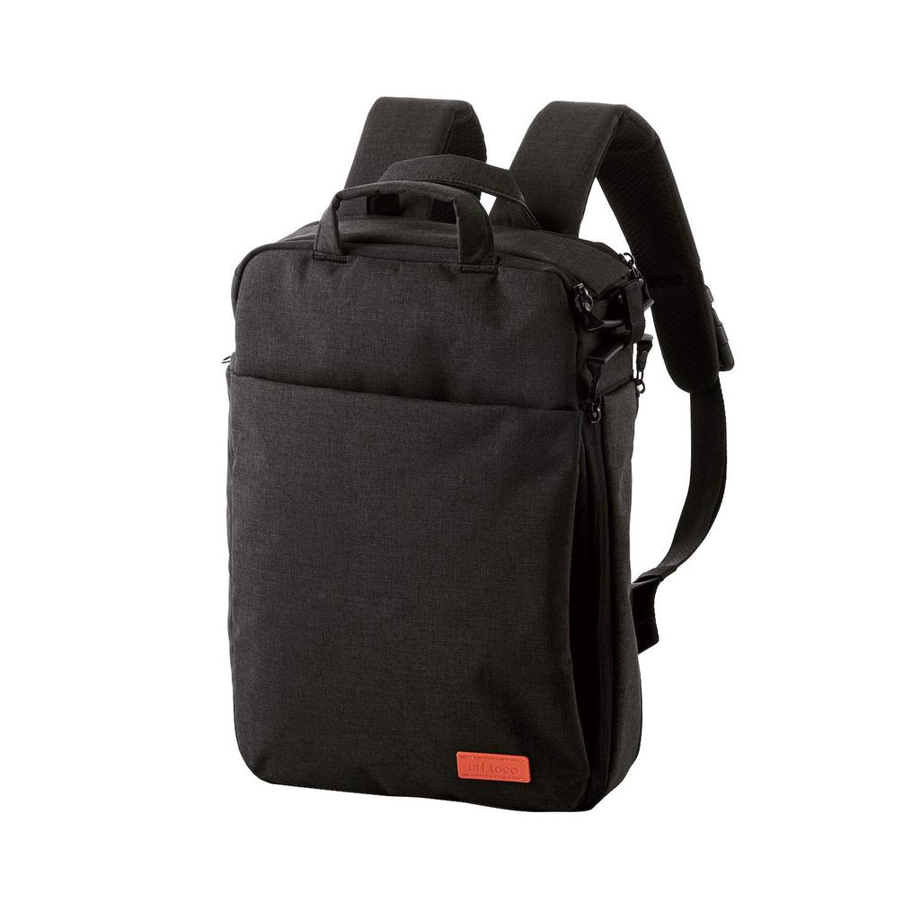 ELECOM Backpack Business Bag offtoco 133 นิ้ว PC storage A4 รองรับ 3WAY BackpackMessenger BagHan