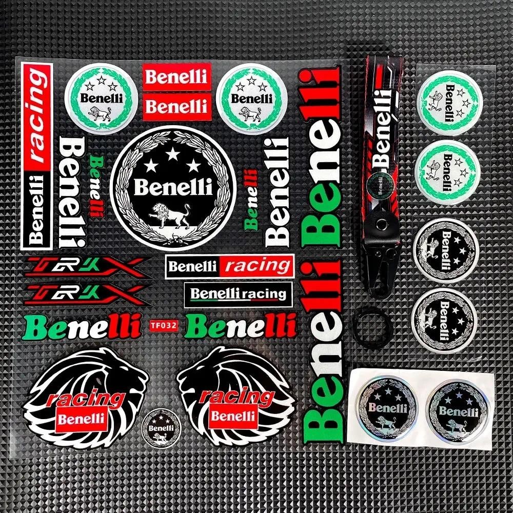 รถจักรยานยนต์ถังสะท้อนแสง 3D โลโก้สติกเกอร์ Moto Body Decals สําหรับ Benelli trk 502x อุปกรณ์เสริม 5