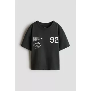 H&M(เอชแอนด์เอ็ม) เสื้อยืดผ้าฝ้ายพิมพ์ลาย เด็กชาย 1353843_3