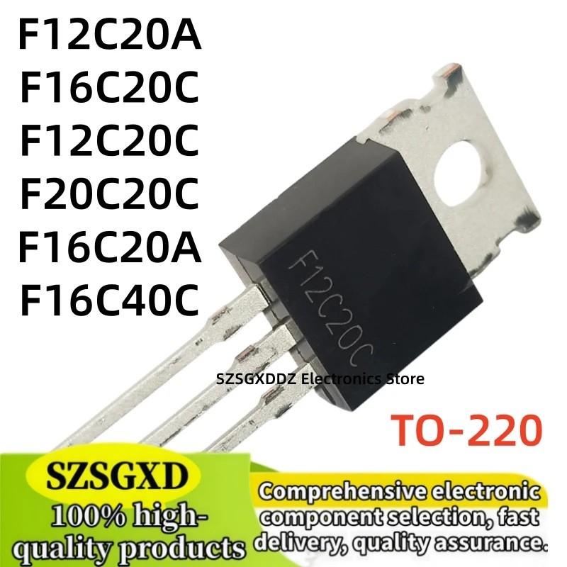 5PCS F16C20A F12C20 F16C20 F12C20A F16C20C F12C20C F16C40C F20C F20C20 TO220 ขายส่ง field-effect ทรา
