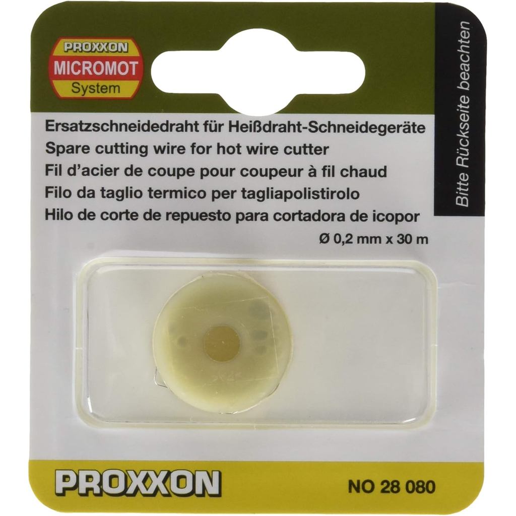 Proxxon 28080 ตัดสายไฟทดแทนสําหรับ Proxxon 37080 Hot Wire Thermocut