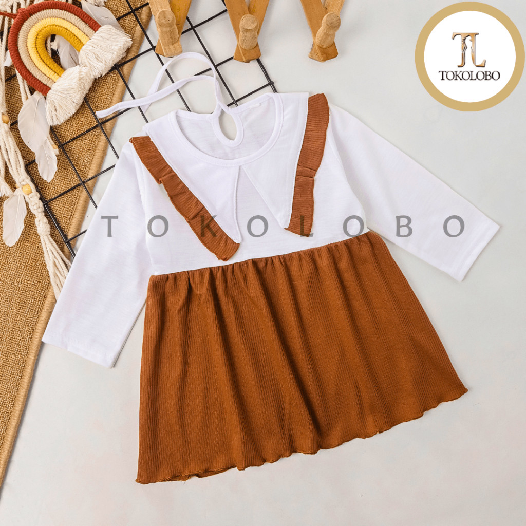 Tokolobo 8.8 SALE DEMI CHILDRENS DRESS [ อิ่ม 6 เดือน - 4 ปี] | ชุดเดรสเด็กผู้หญิง SNI สไตล์เกาหลี