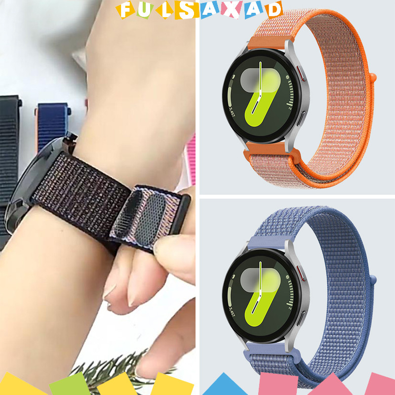 สายลูปไนลอน 20 มม. 22 มม. for Garmin Watch Forerunner 165 570 265/Samsung Galaxy Watch/Huawei/Amazfit Bip 6 5/xiaomi