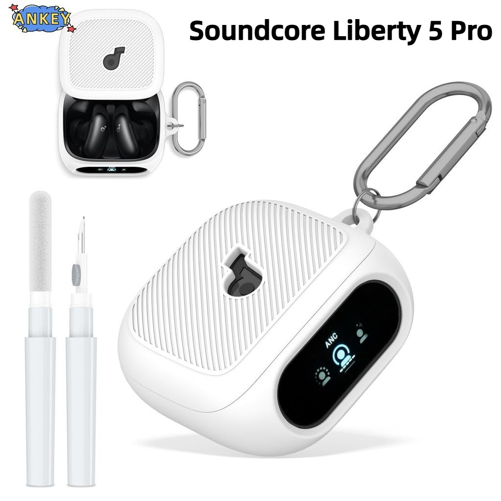 Compatible with Anker Soundcore Liberty 5 Pro Case Bluetooth Earphones Silicone Protective Case for 