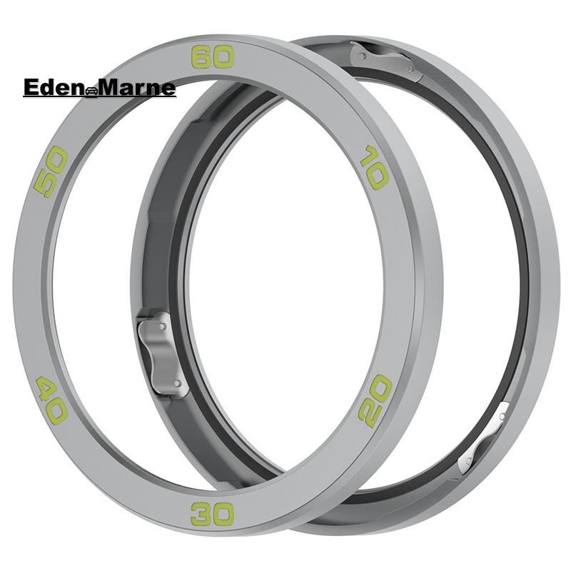 [Eden_Marner]โลหะ BEZEL แหวนโลหะป้องกันนาฬิกาฝาครอบสายคล้องฟิล์มกระจกนิรภัยนาฬิกา BEZEL Shell สําหรั