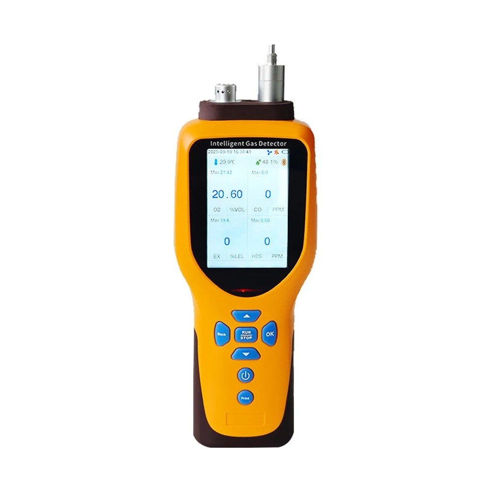 AZ-1000,Reliable Handheld Multigas Detector แบบพกพาแก๊สและฝุ่น H2S CO CO2 CH4 C2H4 VOCS PM O3 เครื่อ