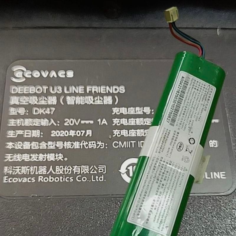 EcovACS Sweeper DEEBOT U3 LINE FRIENDS แบตเตอรี่เครื่องดูดฝุ่น DK47 แบตเตอรี่