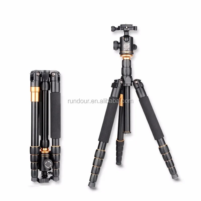 D1S7 ใหม่ 141 ซม.น้ําหนักเบา Professional ขาตั้งกล้อง Monopod ฟังก์ชั่น Zomei Q666 การถ่ายภาพดิจิตอล