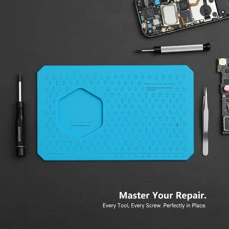 NOR Magnetic Soldering Work Station Mat Antistatic Scratch Resistance Pad สําหรับโทรศัพท์เครื่องประด