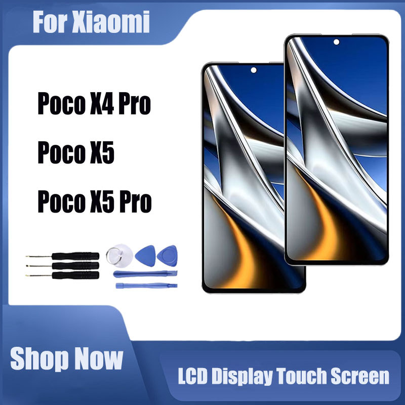 สําหรับ Xiaomi Poco X4 Pro X5 X5 Pro จอแสดงผล LCD Touch Screen Digitizer Assembly Replacement