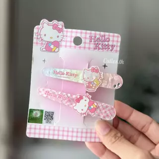 [แท้100%] Sanrio Blush Bloom กิ๊บติดผมโทนสีชมพู หวานละมุลสุดๆ ของจริงสวยมาก