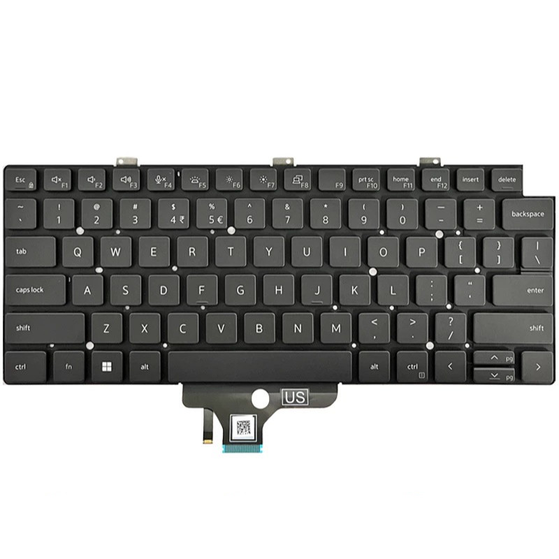 ใช้ได้กับ Dell Dell Latitude 5320 5330 5340 5350 7320 คีย์บอร์ด 7330
