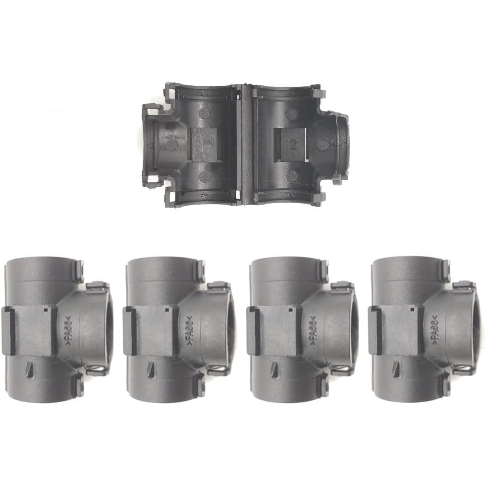 Wire Loom Tee Connector เปิดท่อ Convolute T Fitting สําหรับ 3/8" Conduit (5-Pack)