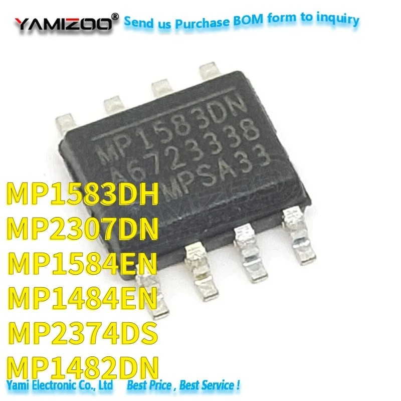 5PCS MP1484EN MP1484EN-LF-Z MP1484 SOP8 SMD MP1482EN MP1583DN MP1584EN MP2307DN MP2374DS SOP ขายส่งช