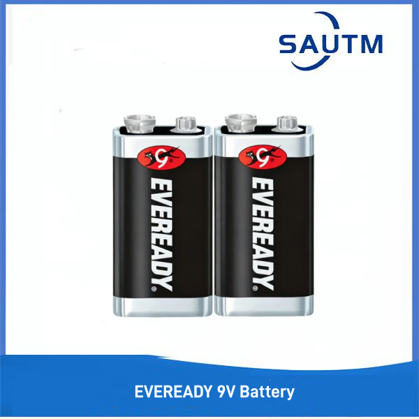 Eveready แบตเตอรี่ 9V 9Volts 1222BP1 ถ่านอัลคาไลน์ Black Square