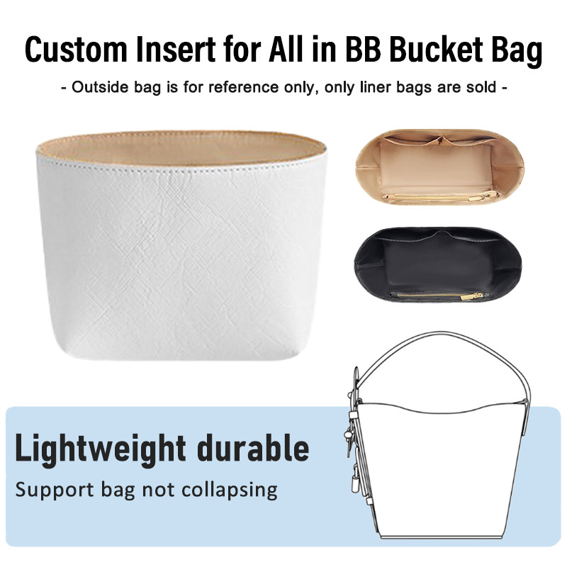 ใส่กระเป๋าสําหรับAll in BB Bucket Bag Universalกระเป๋าถือOrganizer Multi Pocket Storage Divider