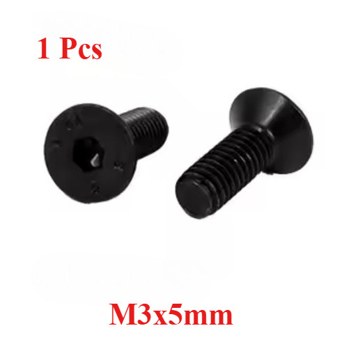 สกรู Bolt Bolt เหล็ก M3 5 มม.M3x5 มม.มอเตอร์ไร้แปรง BR2212 2212 DX2212 A2212 Anti-Corrsion AirplaneR