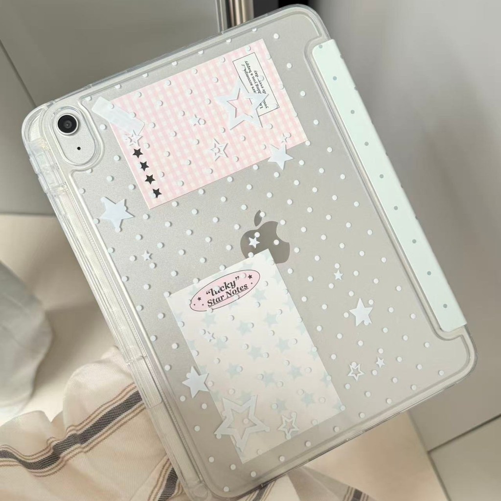 Green Polka Dot ipad7/8/9 รุ่น A16 เคสป้องกัน pro37 ซม. air6 แท็บเล็ต MINI7 เคสป้องกันกันกระแทก