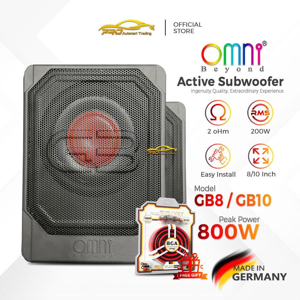 Audio Kereta BEYOND OMNI GB Series 8"/10" Underseat Active Subwoofer 8/10 นิ้ว - GB8/GB10