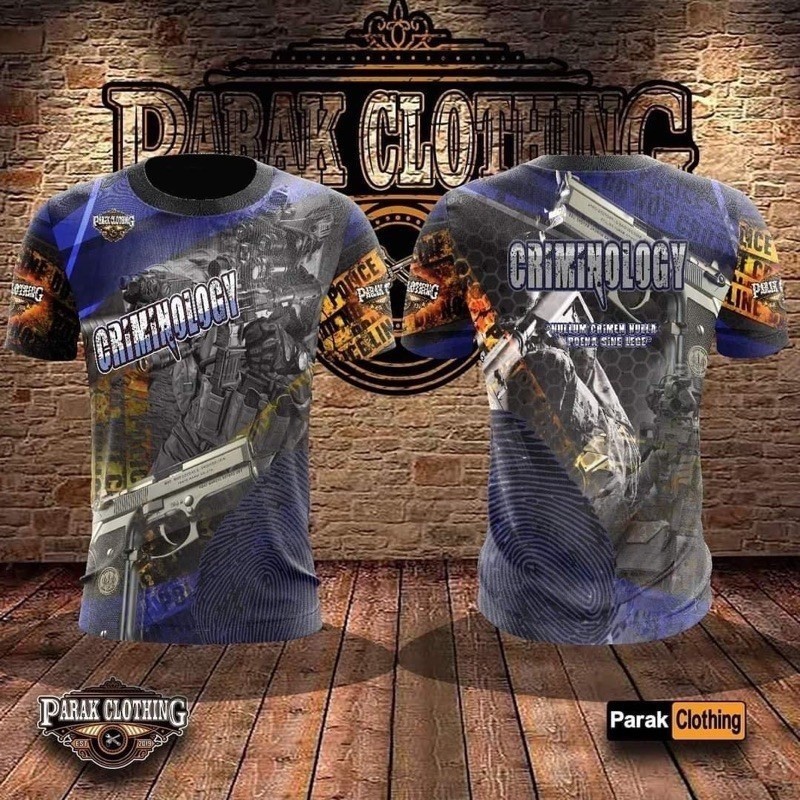 2026 อาชญากรรมโดยทีม parak เสื้อผ้าผู้ชาย 3d t เสื้อขนาด s-6xl sublimated 3d t เสื้อขนาด xxs-6xl