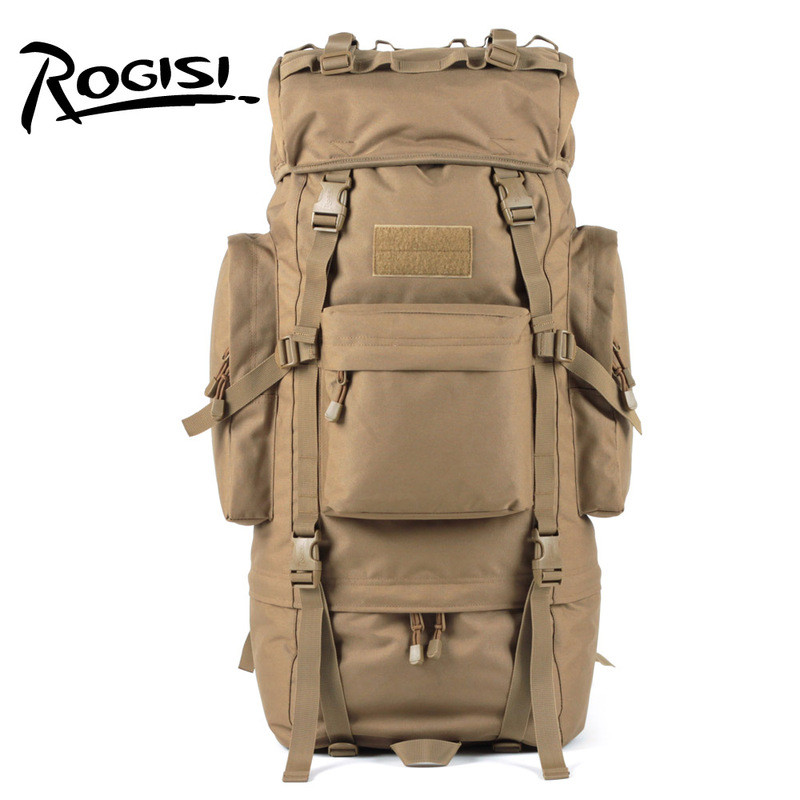 กระเป๋าเป้เดินป่ากลางแจ้ง ROGISI Lu Jieshi 65L กันน้ำ สำหรับผู้ชายและผู้หญิง รุ่น BN-008