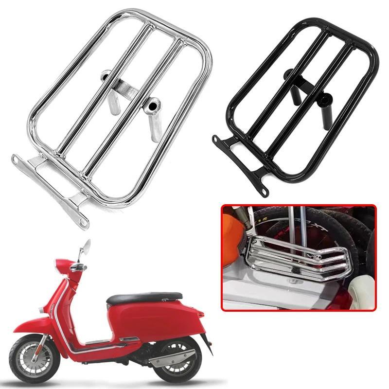 A-รถจักรยานยนต์ด้านหลังกระเป๋าเดินทาง Cargo Carrier แผ่นผู้ถือ Fit สําหรับ Lambretta G350 G-350 G 35