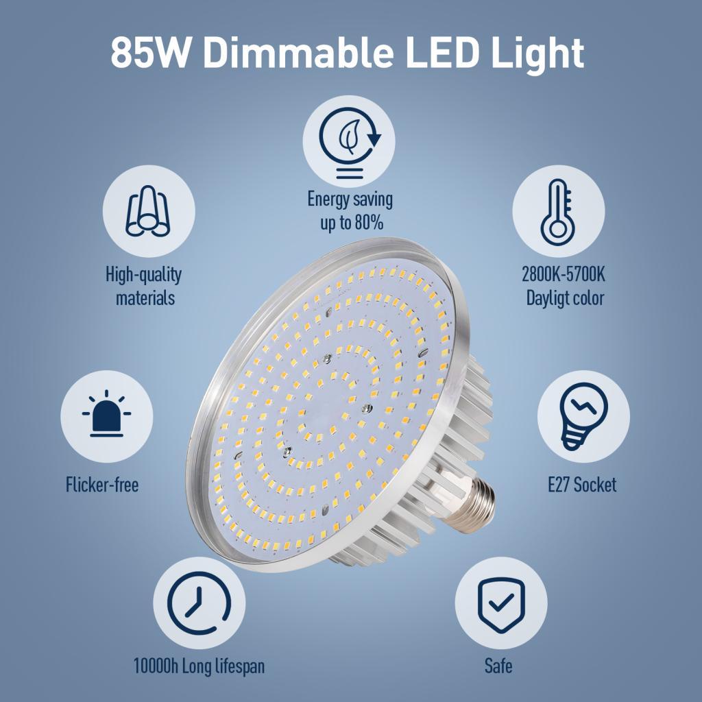 สตูดิโอการถ่ายภาพชุดไฟ 85W LED Softbox ชุด 2x ปรับขาตั้งระยะไกล Bi-สี 2800K-5700K สําหรับ Home Video
