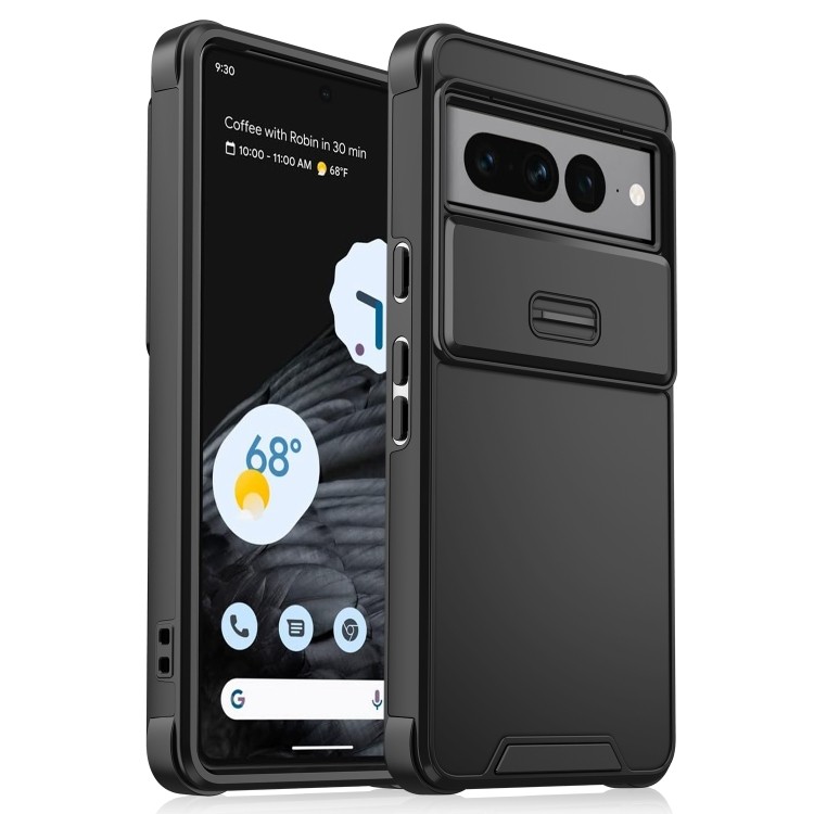 ยินดีที่สุด เลื่อน Camshield TPU + เคสโทรศัพท์พีซีสําหรับ Google Pixel 9 Pro XL/Google Pixel 8a/Goog