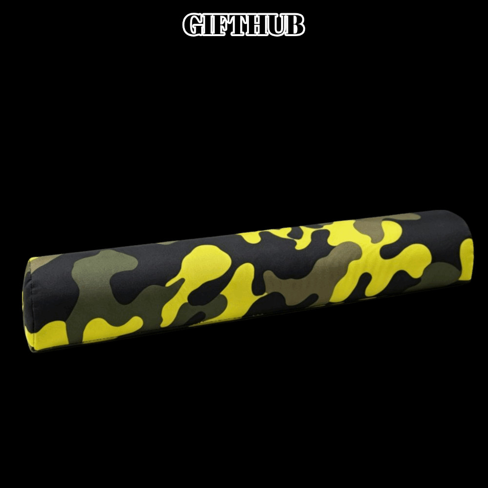 LULLABY ฟิตเนสหมอบ Pad, พื้นผิวลื่นความหนาแน่นสูงโฟม Barbell Squat Pad, สบาย Shock Absorbing ไหล่เบา