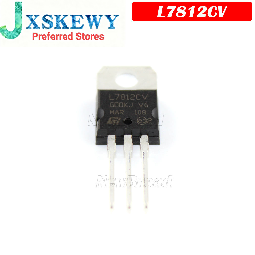 10PCS L7812CV TO220 L7812 TO-220 7812CV IC ใหม่และต้นฉบับ