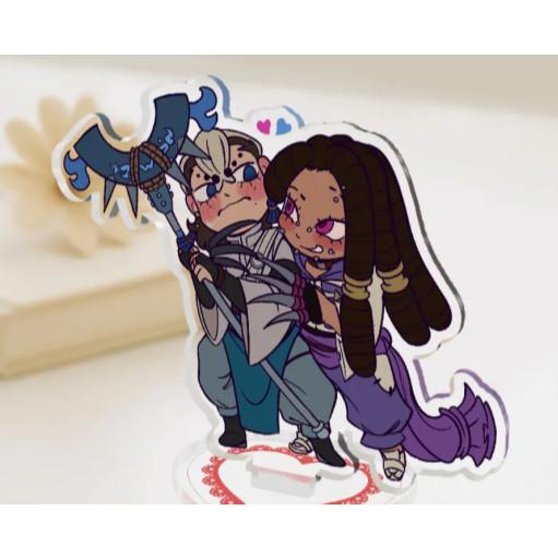 Jabber x Zanka อะคริลิคใส Standee 8cm Nang Decor Shop DECOR DECOR SHOPP P