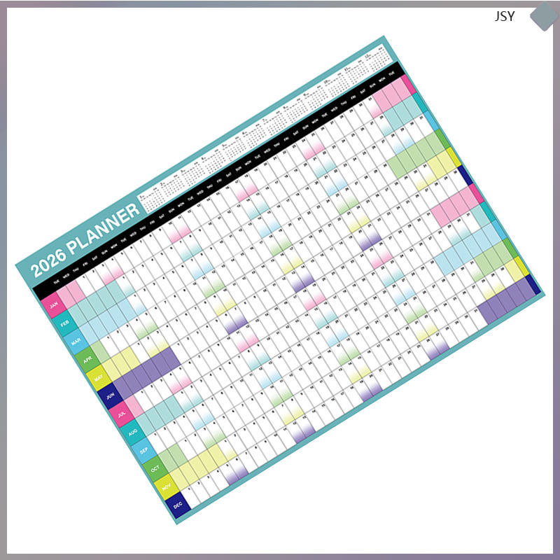 Wall Calander Calendar Large Hanging รายเดือน Planner junshaoyip