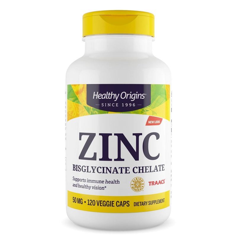 American Healthy Origins Healthy Origins Zinc-Diglycinate Chelated 50mg 120 แคปซูล 8.15.6