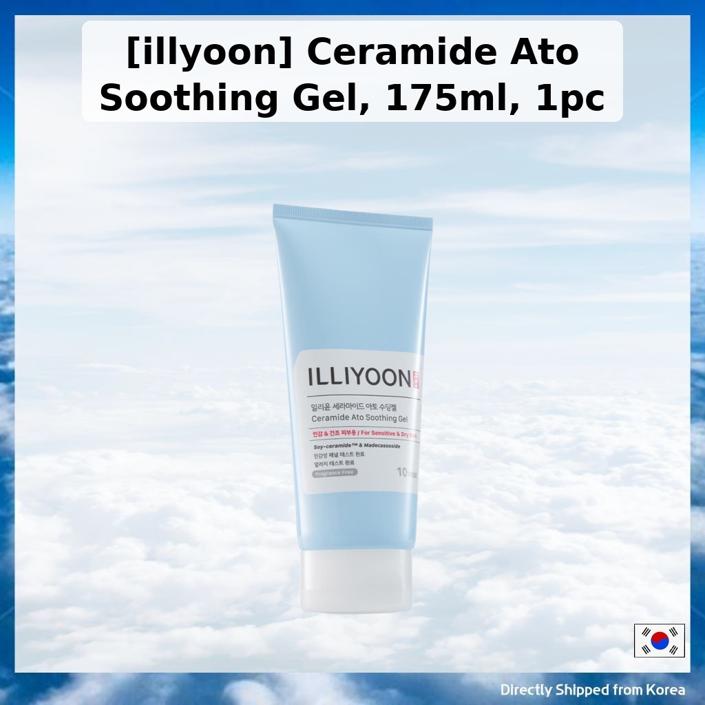[illyoon] Ceramide Ato Soothing Gel, 175ml, 1pc / Korean Moisturizer / Lightweight Gel / ของแท้ 100%
