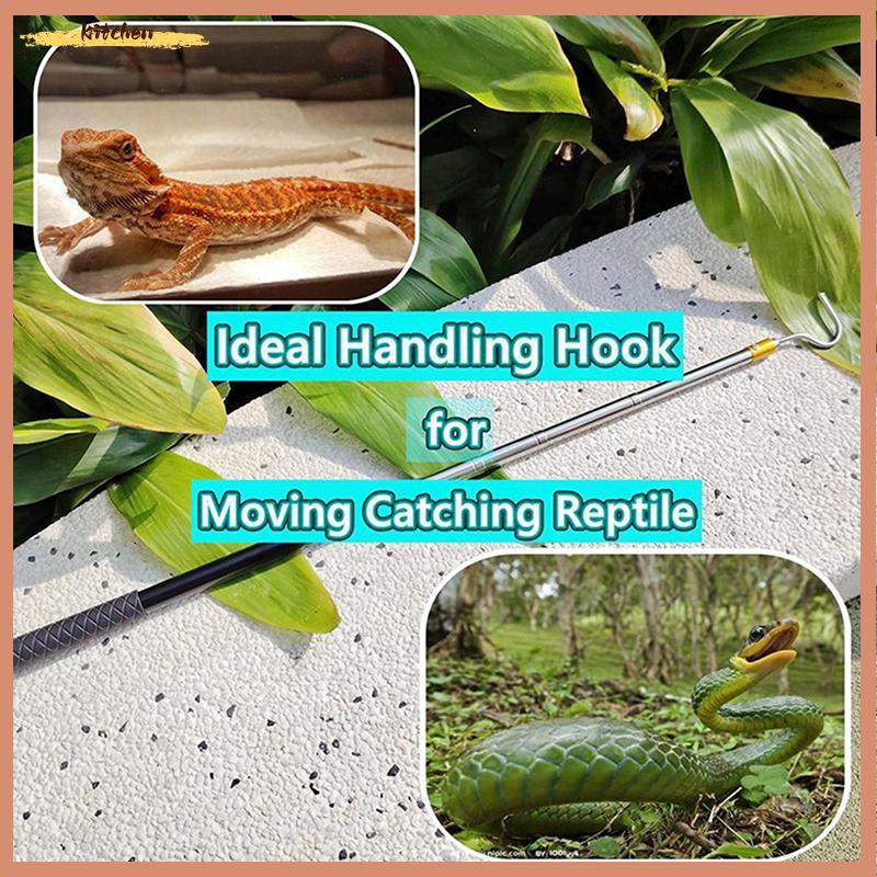 XDT Scalable Snake Hook Reptile Catcher Sti, Snake Handling Tool สําหรับ Python Rattlesnake KCP