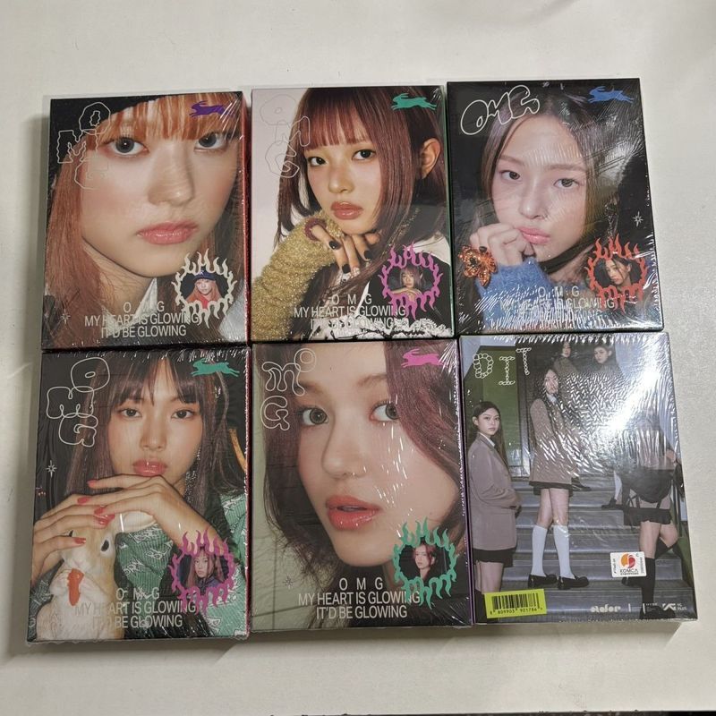 NewJeans Whale OMG อัลบั้ม Ditto Official ยังไม่เปิด 8-17t