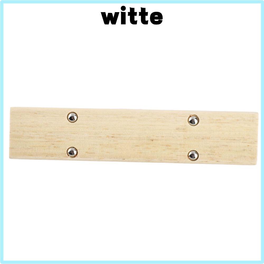 WITTE การทําสมาธิ Chimes, พร้อม Mallet ไม้สี Hand Chimes Bell, ไม้พรีเมี่ยม + โลหะห้องเรียน Chimes ส