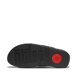 FITFLOP LULU CRYSTAL-MIX M/CROSS S รองเท้าแตะผู้หญิง รุ่น JE2-090 สี BLACK