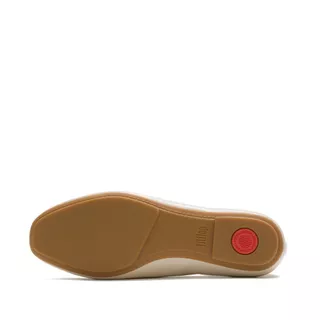 FITFLOP DELICATO HIGH-CUT BALLET FLATS รองเท้าทรงบัลเล่ต์ผู้หญิง รุ่น A0P-A99 สี BEIGE