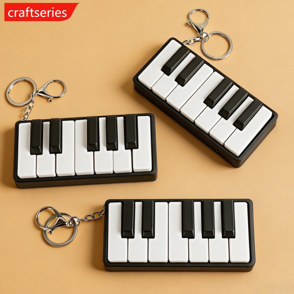 CRAFTSERIES 3D พิมพ์ Mechanical Touch พวงกุญแจเปียโน Decompression ของเล่น Mini Fast Rebound ความเคร