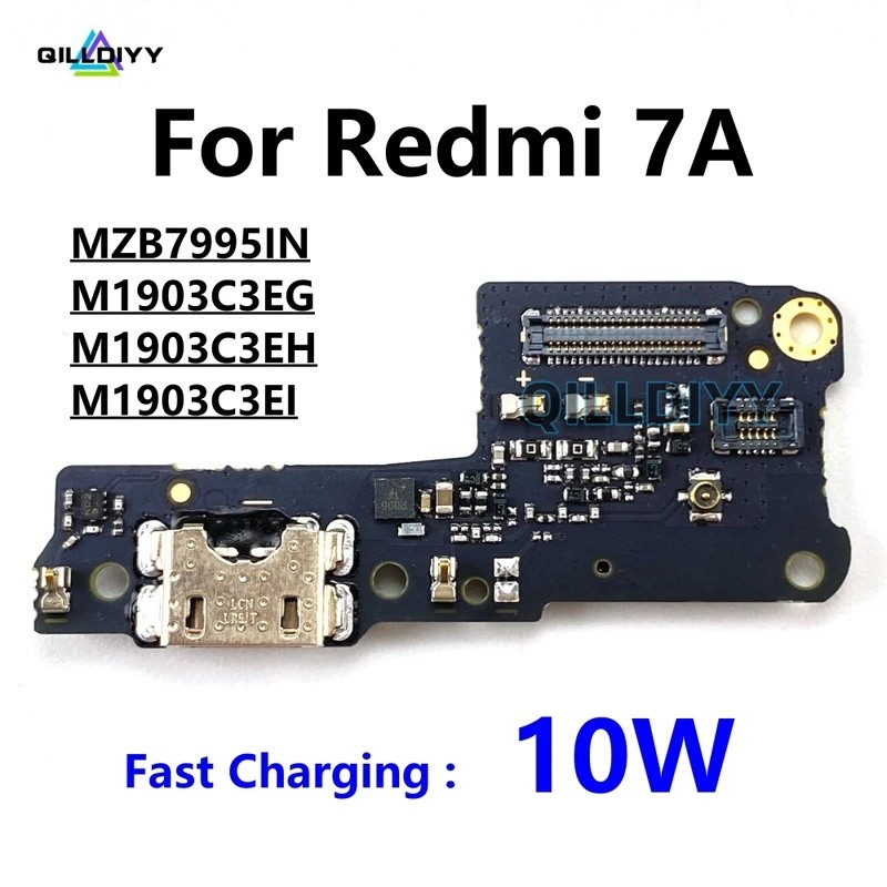 สําหรับ Xiaomi Redmi 7A USB ชาร์จขั้วต่อ Dock Charger พอร์ตไมโครโฟน Flex สาย MZB7995IN M1903C3EG M19