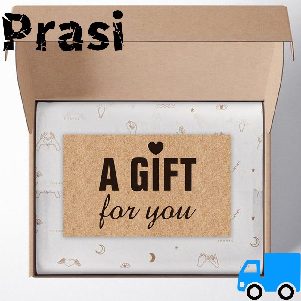 PRASI 30 ชิ้น/แพ็คสําหรับคุณ" Cardstock Handmade Online ขายปลีกสําหรับการ์ดอวยพรธุรกิจขนาดเล็ก