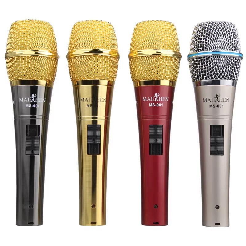 Mai Shen MS-001 ไมโครโฟนคอนเดนเซอร์ KTV เครือข่าย K เพลงโฮสต์การ์ดเสียงตะโกนเชียงใหม่คอมพิวเตอร์ YY 