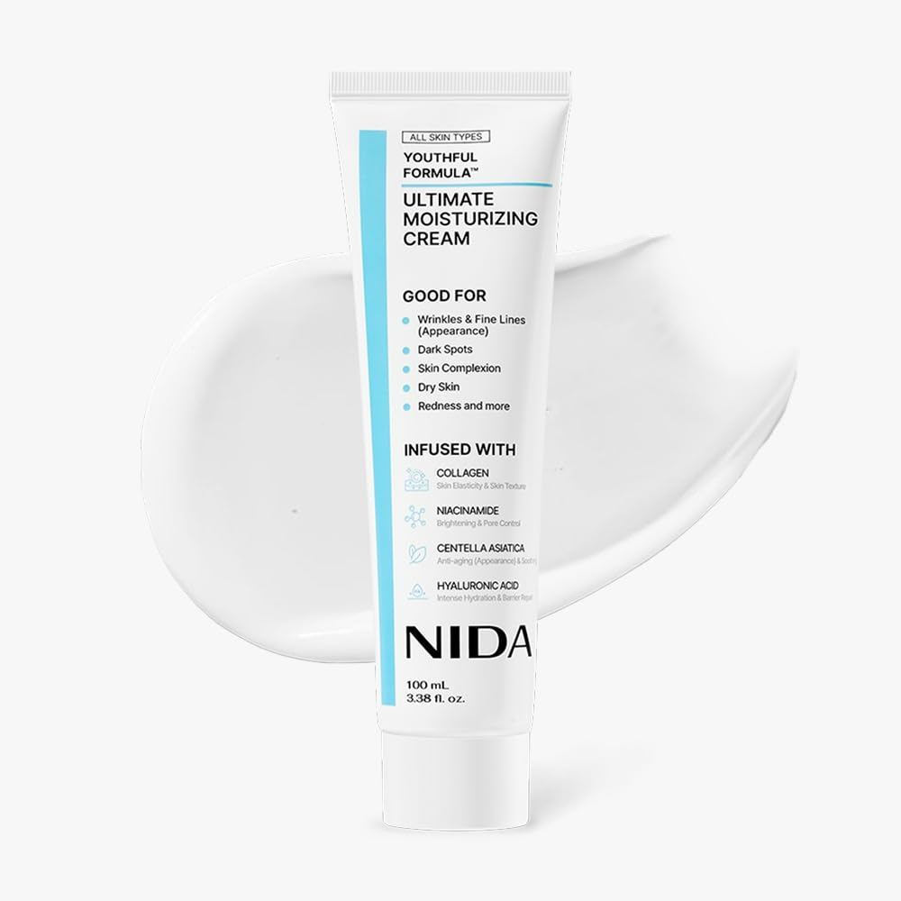 NIDA Youth FormulaTM Ultimate Moisturizing Cream | ใบบัวบก ไนอาซินาไมด์ ไฮยาลูรอนิค แอซิด คอลลาเจน |