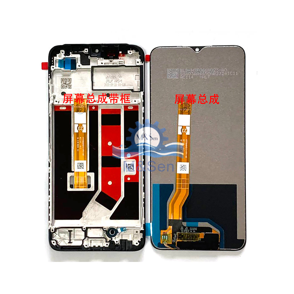เหมาะสําหรับ Oppo A18 4G Original Screen Assembly A38 CPH2579 หน้าจอโทรศัพท์มือถือพร้อมกรอบ