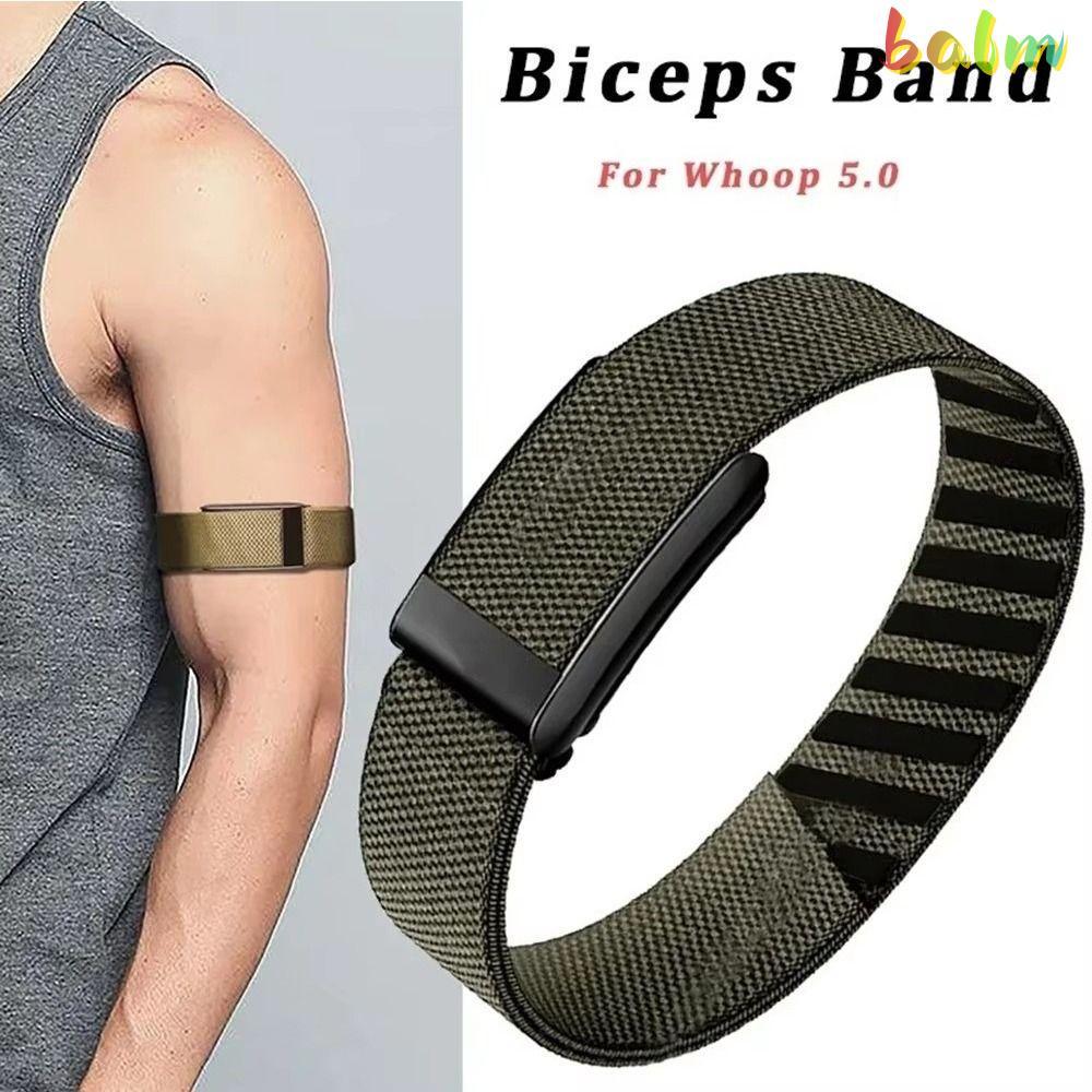 BALM Fitness Band,ยืดหยุ่นปรับBicepสําหรับ Whoop 5.0,คุณภาพสูงBreathableเปลี่ยนสายรัดไนลอนสําหรับ Wh