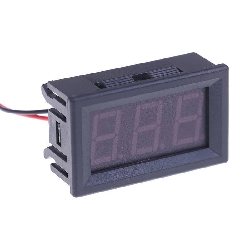 <Donotletme>AC 70-500V โวลต์มิเตอร์แบบดิจิตอลจอแสดงผล LED 2 สายไฟโวลต์มิเตอร์ทดสอบแรงดันไฟฟ้าลดราคา
