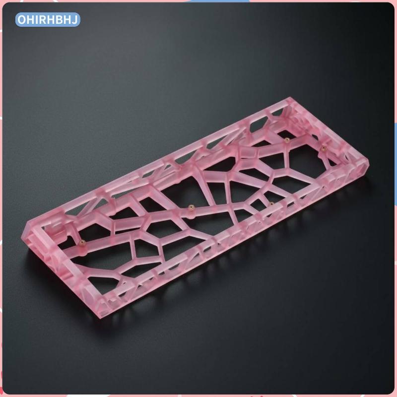 [ohirhbhj] Frosted Keyboard Case PC Plastic Shell Custom Mechanical Keyboard Cover for DIY GH